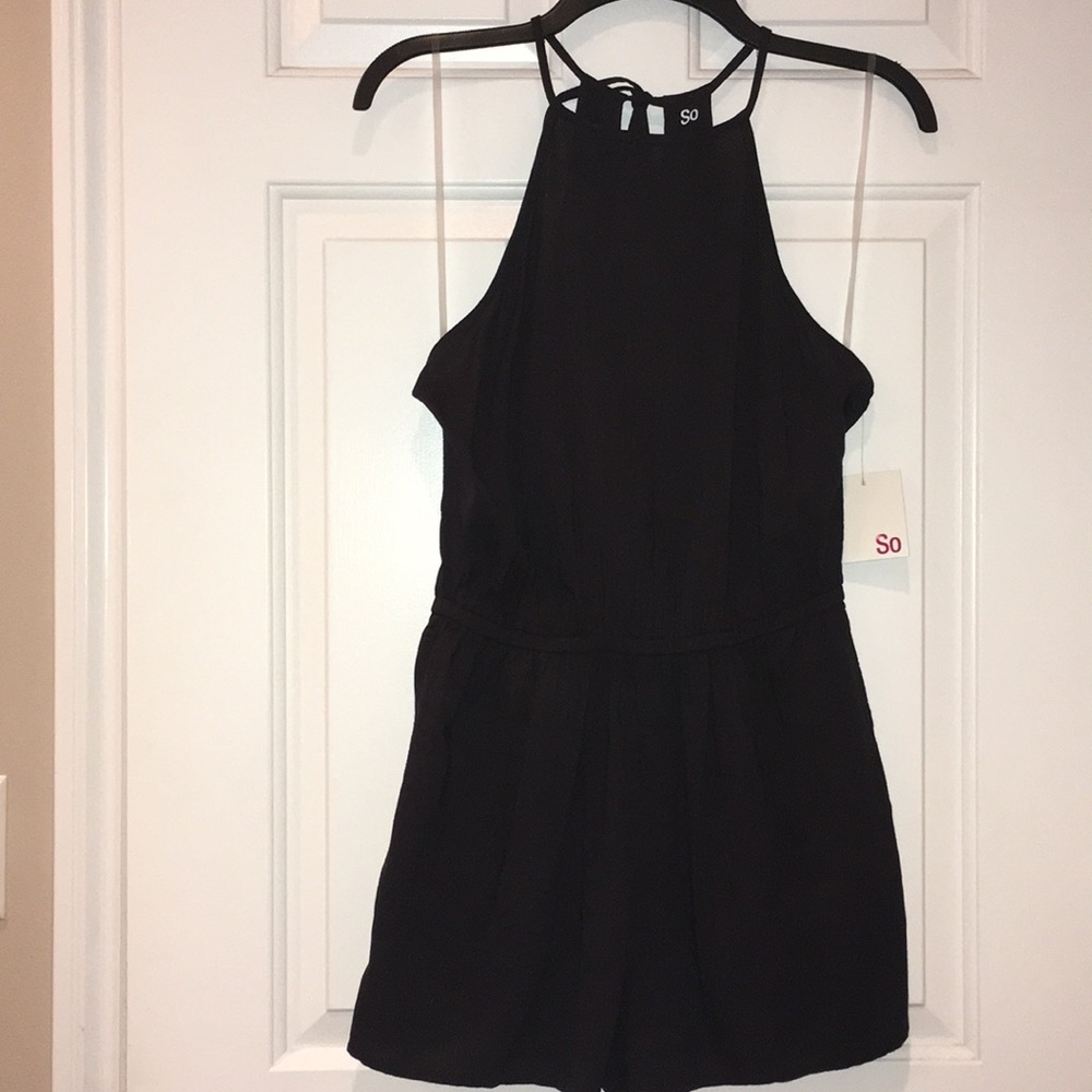 SO juniors high neck romper